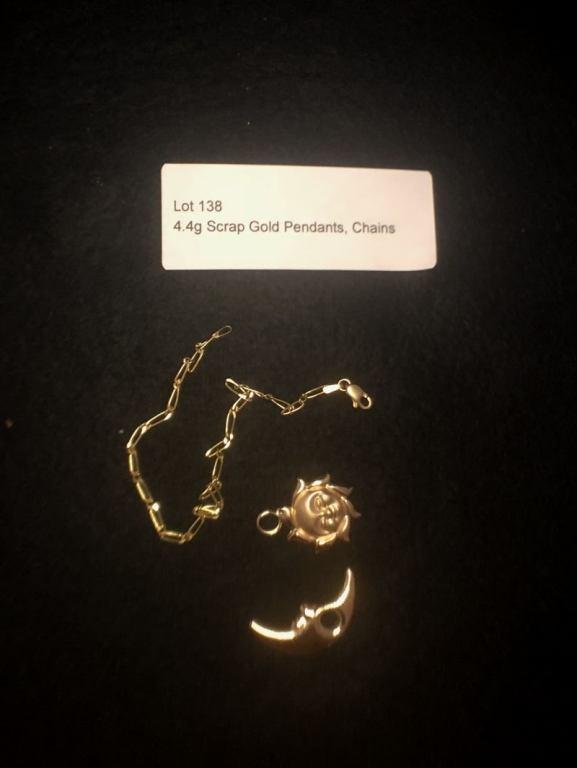5g Gold Earrings 148 14k CZ Pendant
