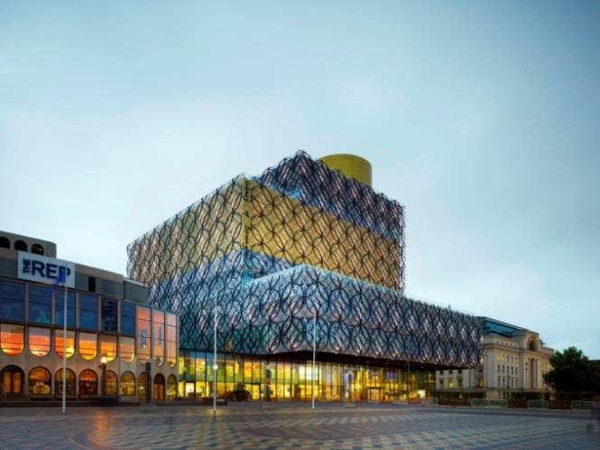 3. Built for 189million, the Library of Birmingham is the largest public library in the UK, the largest public cultural space in Europe and the largest regional library in Europe. 4.