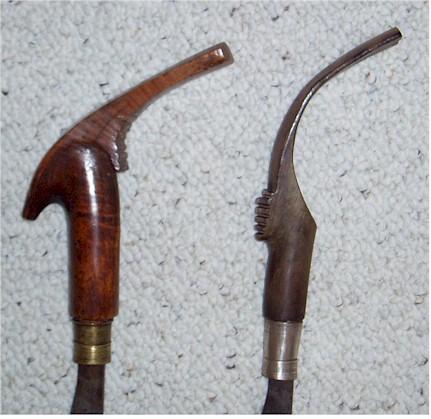 One with wood handle and brass ferrule.