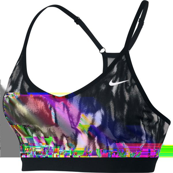 Women's Nike Indy Wipeout Sports Bra offers light support during lowimpact, high-energy workouts.