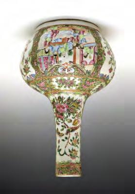75cm high 100-150 (+24% BP*) Lot 149 Chinese porcelain baluster shaped vase, having allover decoration depicting birds amongst foliage on a mottled green