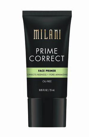 PRIME CORRECT CORRECTS REDNESS + PORE-MINIMIZING FACE PRIMER: MTFP Primes skin before applying makeup and