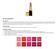 LIP COLOR MATTE APPLICATION MAY BE APPLIED DIRECTLY TO THE LIPS FROM THE BULLET OR WITH LIP BRUSH 21.