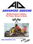 ADVANCED DESIGNS. Quality Custom Leathers For Track, Street or Snow AHDRA Top Fuel Champion Steve Moore