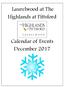 Laurelwood at The Highlands at Pittsford. Calendar of Events December 2017