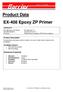 Product Data EX-408 Epoxy ZP Primer
