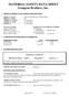 MATERIAL SAFETY DATA SHEET Gougeon Brothers, Inc.