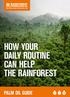 HOW YOUR DAILY ROUTINE CAN HELP THE RAINFOREST PALM OIL GUIDE