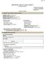 MATERIAL SAFETY DATA SHEET Consumer Product