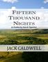 FIFTEEN THOUSAND NIGHTS (a Pemberley Ranch Vignette) JACK CALDWELL