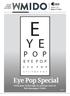 Issue # 19 June 17 th Eye Pop Special. From June 16 through 19, eyewear stars at Pitti Immagine UOMO. pg. 2