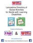 Lancashire Directory of Social Activities for Adults with Learning Disabilities