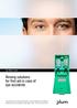 Rinsing solutions for first aid in case of eye accidents. Eye Wash Guide