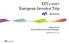 EFI s 2017 European Investor Trip