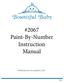 #2067 Paint-By-Number Instruction Manual