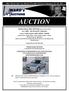 Office Fax Street, Edmonton, AB, T5L-2H3 AUCTION. Sunday January 28th, am (Doors open at 9am)