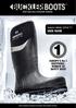 Autumn Winter 2016/17 USER GUIDE. EUROPE S No.1 NEOPRENE/ RUBBER S5 SAFETY BOOT. Sold exclusively through the Buckler Boots dealer network