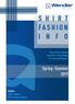FASHION. Spring -Summer We are the worldwide specialist in interlinings for shirts and blouses. TRENDS Collar Shapes SS19 Colours & Fabrics