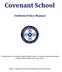 Covenant School. Uniform Policy Manual