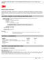 3M MATERIAL SAFETY DATA SHEET 3M (TM) SANITIZER CONCENTRATE (Product No. 16, Twist 'n Fill (tm) System) 09/13/2005