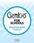 FOR SCHOOLS EDUCATOR GUIDE UPPER ELEMENTARY GRADES 3 5. gemkids.gia.edu
