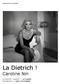 Magnanimes presents. La Dietrich! Caroline Nin. La Dietrich! Superb! LE FIGARO Sensational! DAILY TELEGRAPH