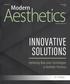 Cutera. September/October 2017 INNOVATIVE SOLUTIONS. Optimizing New Laser Technologies in Aesthetic Practices