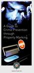 A Guide to Crime Prevention through Property Marking.