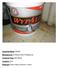 Chemical Name: WypAll. Manufacturer: Kimberly-Clark Professional. Container Size: 220 Wipes. Location: VLA. Disposal: Place empty container in trash.