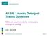 A.I.S.E. Laundry Detergent Testing Guidelines