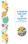 A YEAR IN THE LIFE OF JULIETTE Juliette s Pearls. December 1, 2017-January 5, 2018