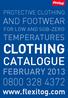 PROTECTIVE CLOTHING AND FOOTWEAR for LOW AND SUB-ZERO TEMPERATURES. clothing. catalogue. february