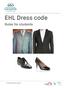 EHL Dress code. Rules for students. Ecole hôtelière de Lausanne