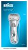 Series7.   Type washable. trimmer. off. reset