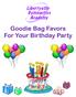 Goodie Bag Favors For Your Birthday Party