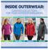 INSIDE OUTERWEAR: CURATED COLLECTIONS FOR YOUR OUTDOOR ENDEAVORS FLEECE SOFT SHELL RAINWEAR INSULATED