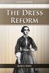 The Dress Reform. Ellen G. White. Copyright 2018 Ellen G. White Estate, Inc.