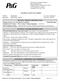 MATERIAL SAFETY DATA SHEET. MSDS #: RQ Issue Date: 03/05/2014 Supersedes: RQ _5/9/2012 Issue Date: 5/9/2012