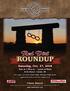 ROUNDUP. Saturday, Oct. 27, 2018 Sale at 1:00 p.m. Lunch at Noon. At the Ranch Canton, OK
