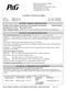 MATERIAL SAFETY DATA SHEET. MSDS #: RQ Issue Date: 02/09/2009 Supersedes: RQ Issue Date: 07/28/2008