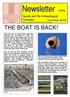 Newsletter of the THE BOAT IS BACK!