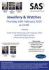 Jewellery & Watches. Thursday 14th February 2019 at 10:00
