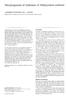 Morphogenesis of trichomes of Pelargonium scabrum