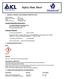 Safety Data Sheet 1. CHEMICAL PRODUCT AND COMPANY IDENTIFICATION