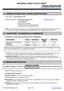 MATERIAL SAFETY DATA SHEET Injector Perfector 406 Last Updated November 12, 2010