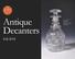 George III decanter. English c See Page 7. Fall 2018