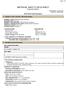 MATERIAL SAFETY DATA SHEET Consumer Product
