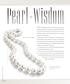 C H E RY L F E N TO N writer. Mastoloni pearl necklace with round diamond pave clasp Type: South Sea