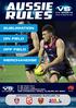 rules aussie rules SUBLIMATION ON FIELD OFF FIELD MERCHANDISE OFFICIAL LICENSED SUPPLIER TO