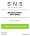 MATERIAL SAFETY DATA SHEET NAIL POLISH. To be kept in salon at all times